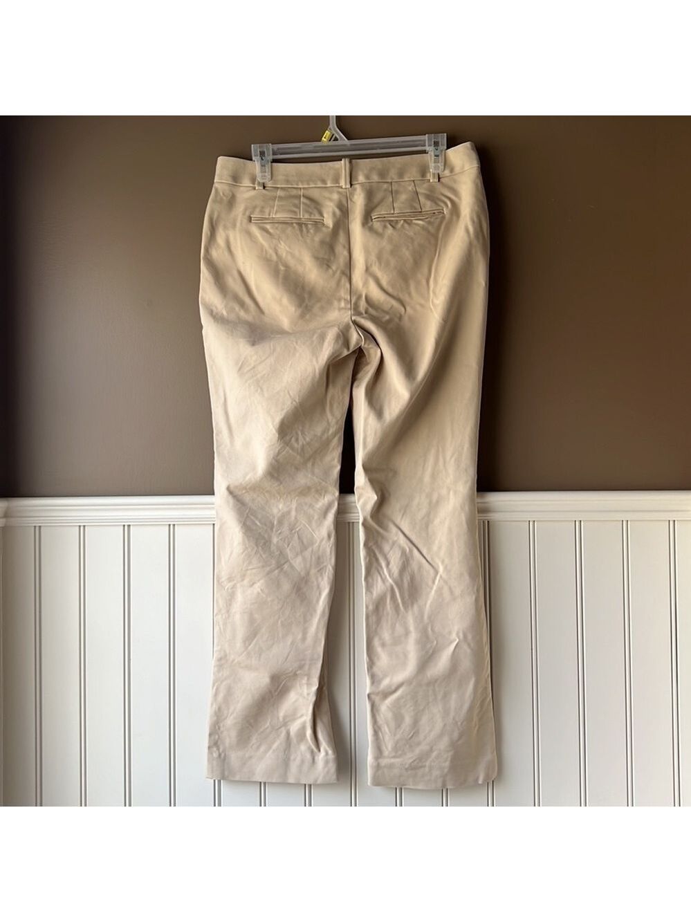 TALBOTS Cream Freeport Chino Pants Size 8P - Picture 6 of 9